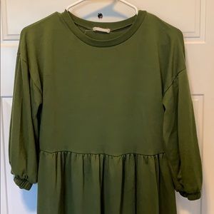 Piper and Scoot Green Dress